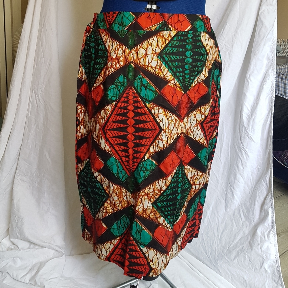 AfriPrint Pencil Skirt